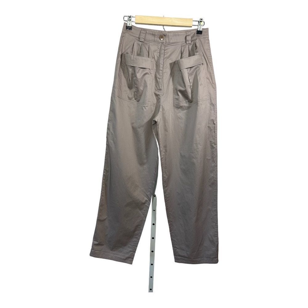 Tibi Beige Wide Leg Pants